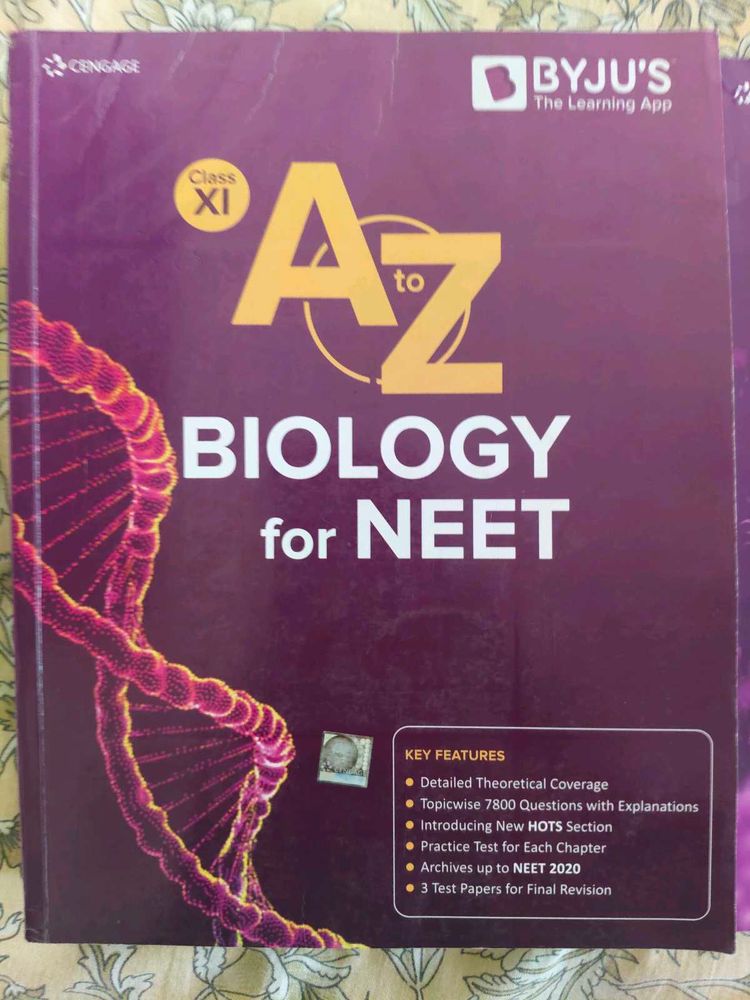 A to Z Biology for NEET Class XI
