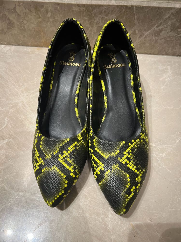 Animal Print Kitten Heels