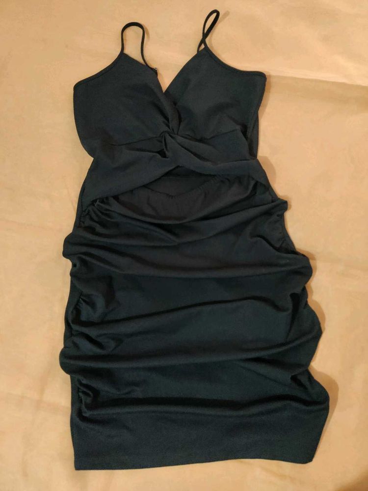Chic Ruched Bodycon Mini Dress