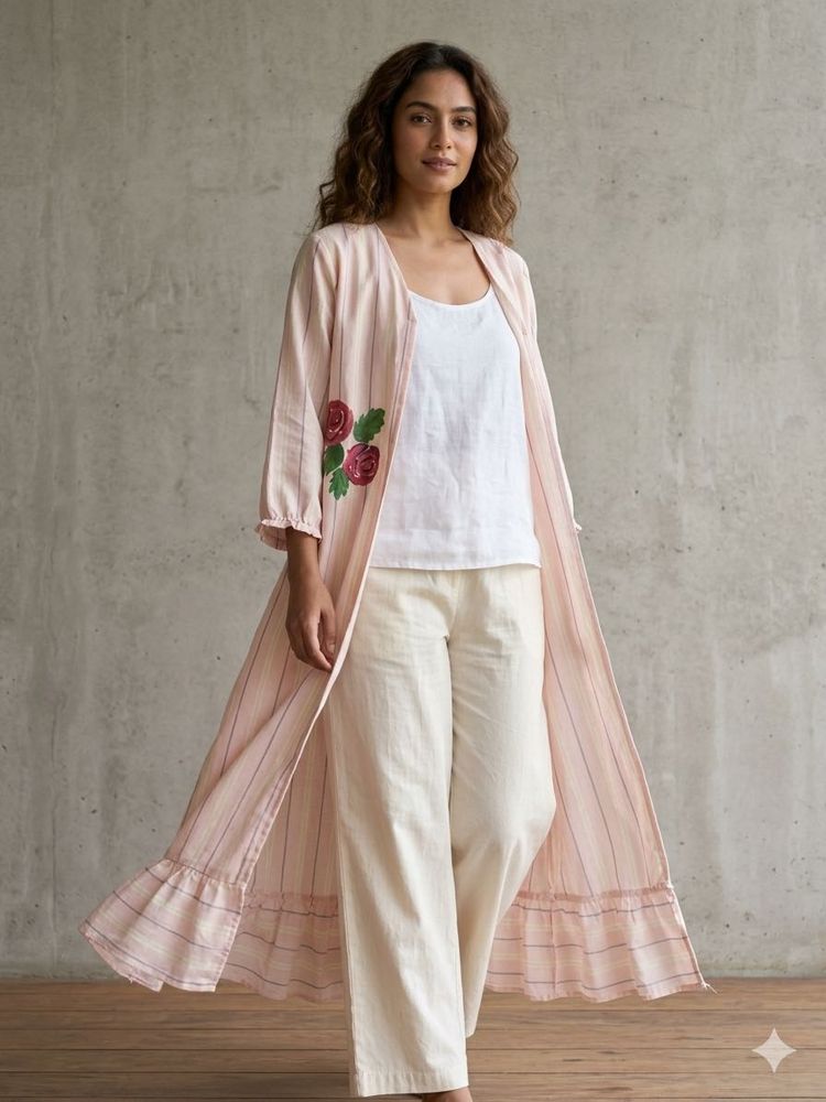 Beautiful peach shrug