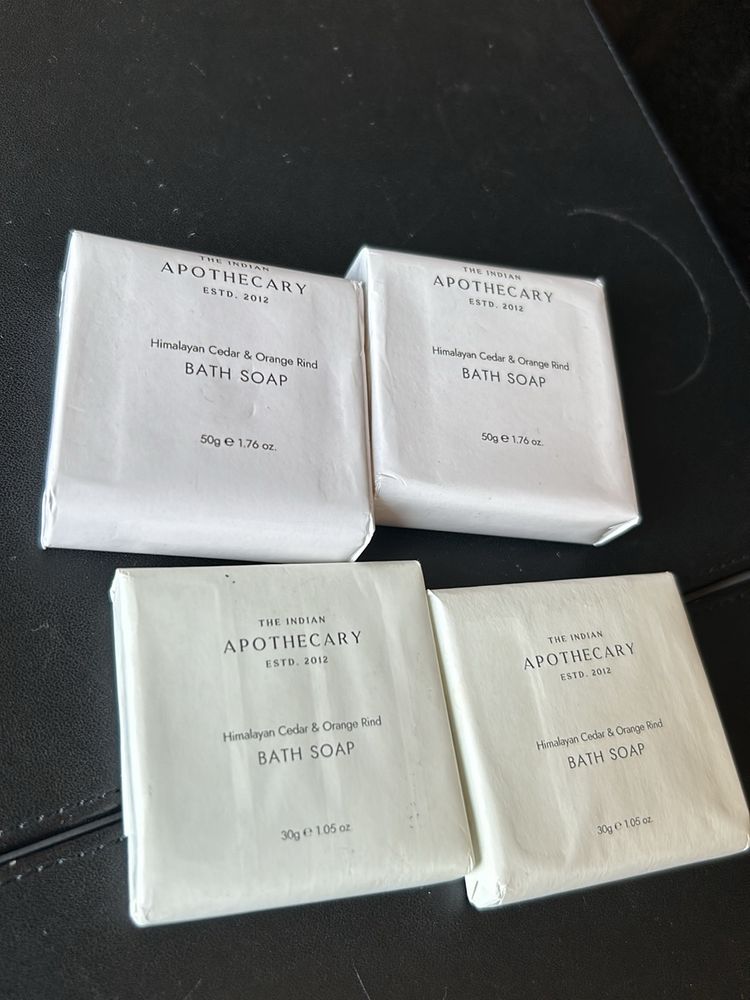 4 APOTHECARY Bath Soap- Himalayan Cider Orange