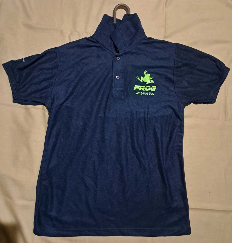 “Finix Navy Blue Polo T-Shirt | Size 38