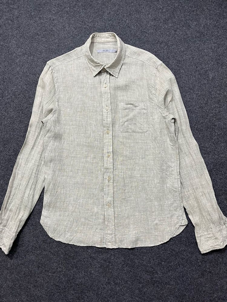 Men's Casual Linen Blend Shirt