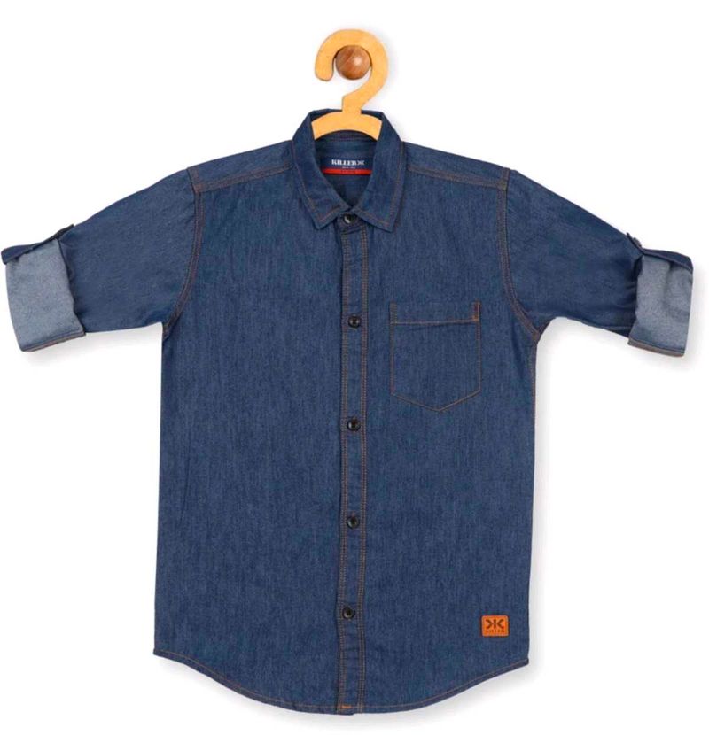 boys Denim Casual Shirt