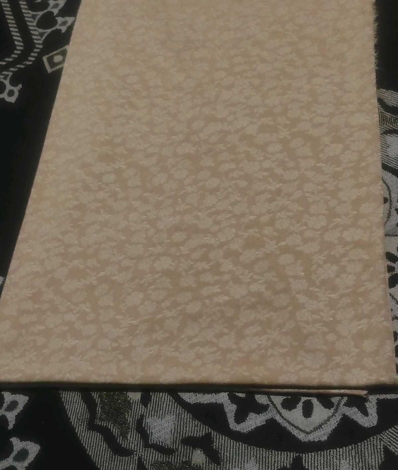 Elegant Beige Floral Dress Material