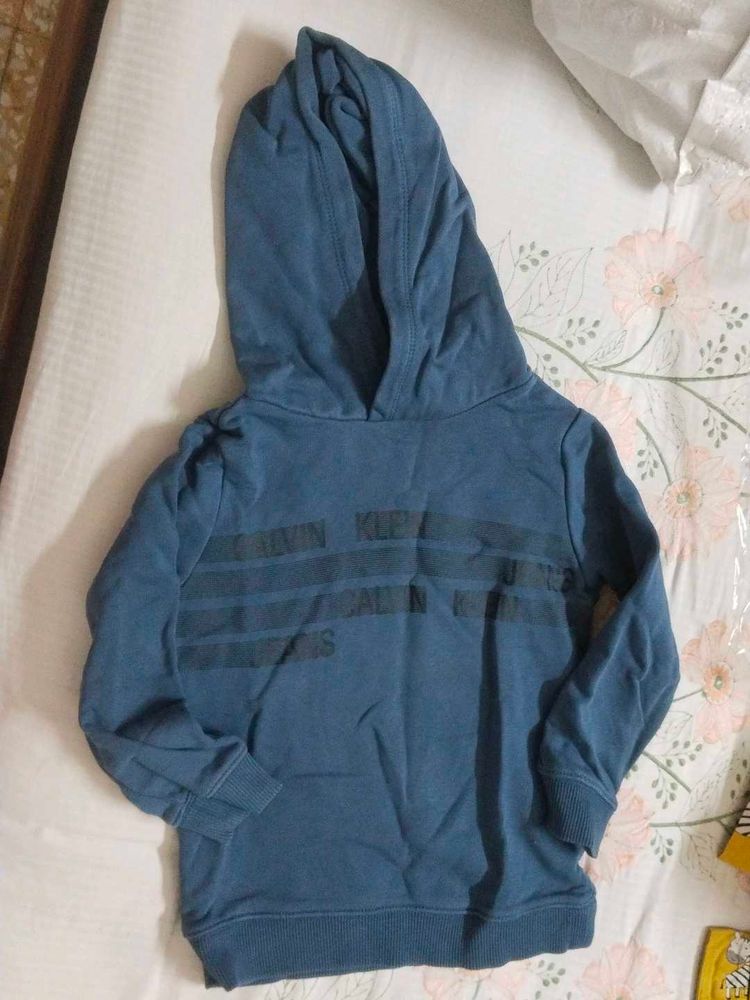 Calvin Klein Blue Hoodie