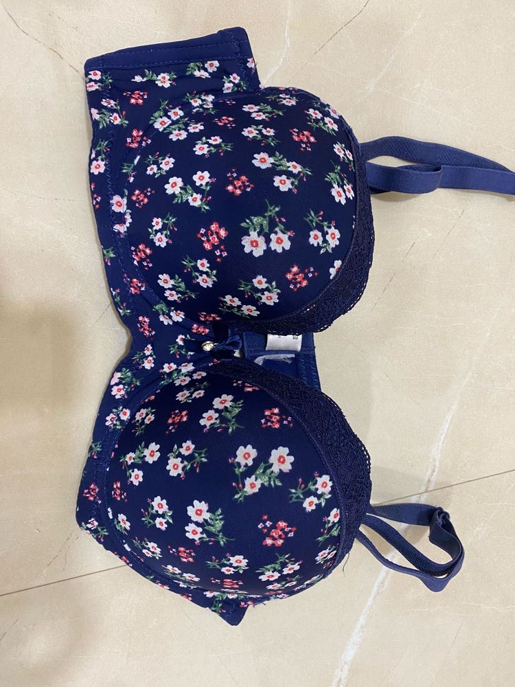 Floral Print Bra and Coord set