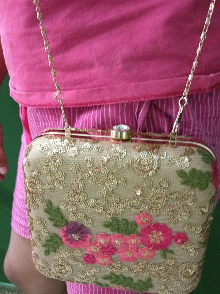 Rose Petals Brand New Shiny Purse