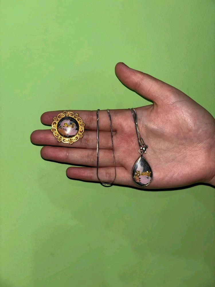 ✨ Customized Resin Pendant &amp; Ring ✨