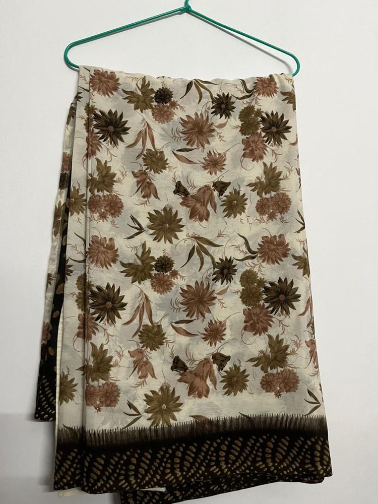 Elegant Floral Saree