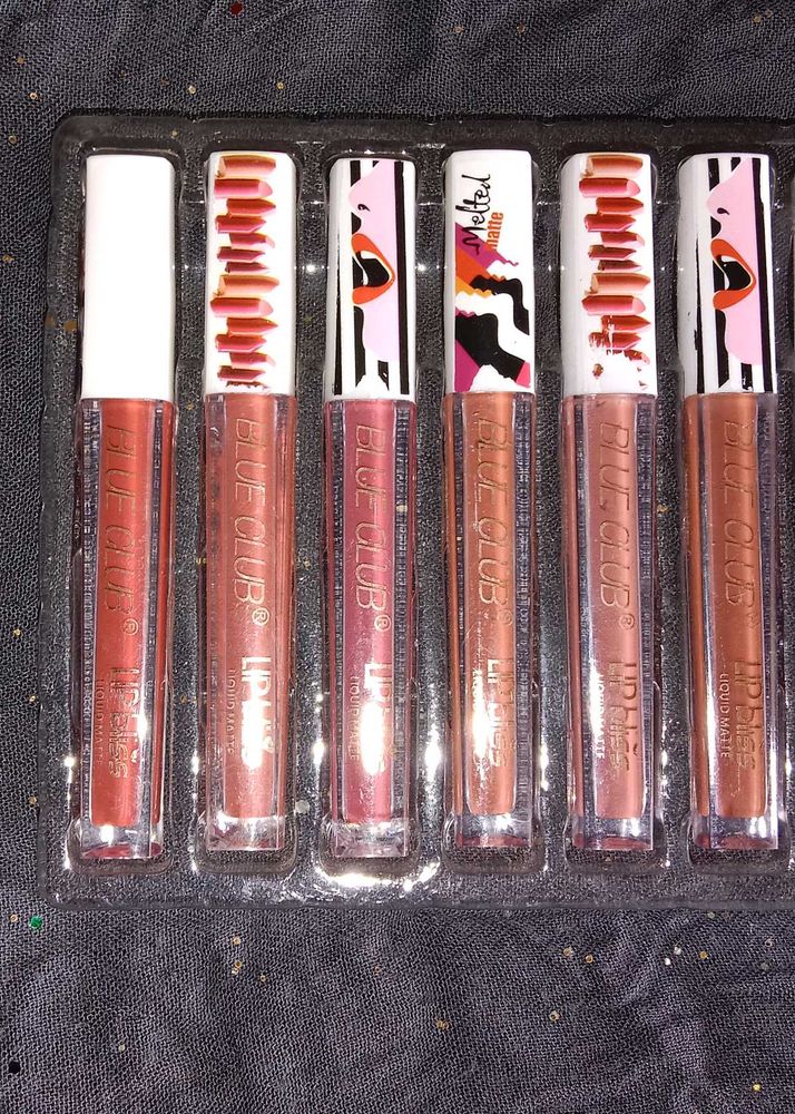 Blue Club Liquid Matte Lipstick Set