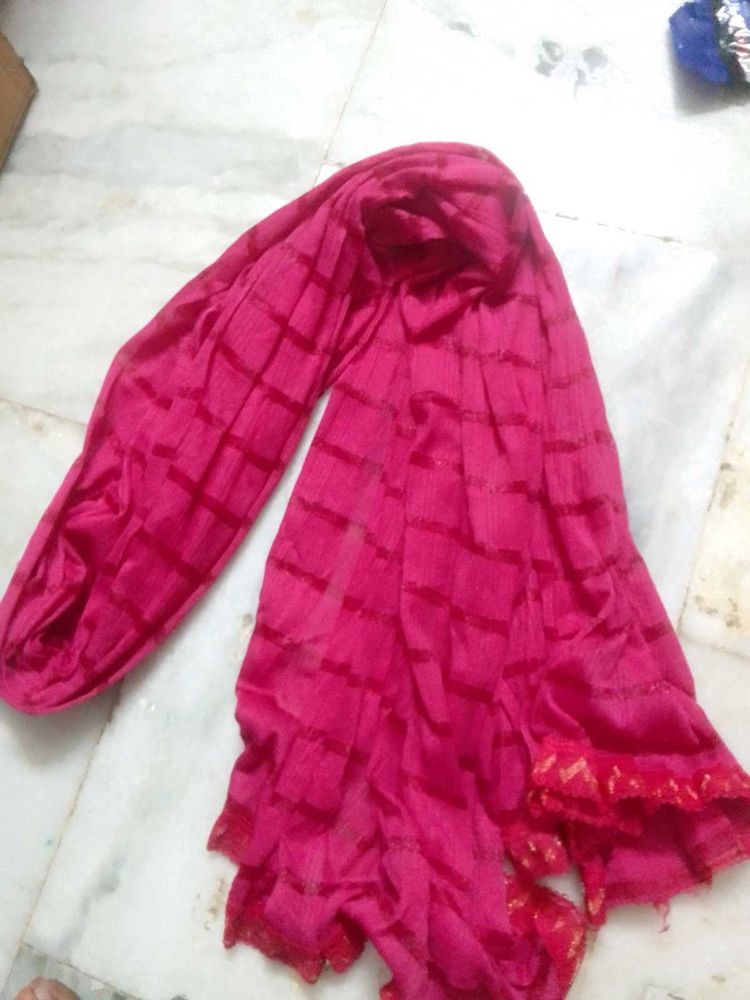 Vibrant Pink Dupatta