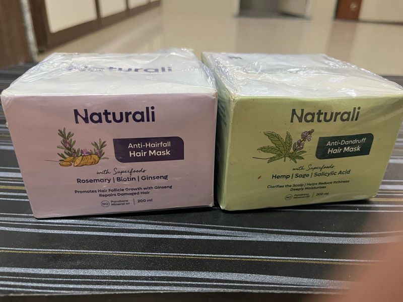 Naturali Hair Masks - Anti-Hairfall &amp; Anti-Dandruf