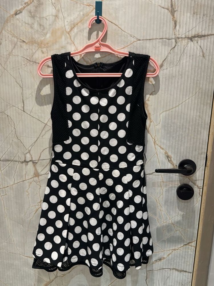 Polka Dot Skater Dress