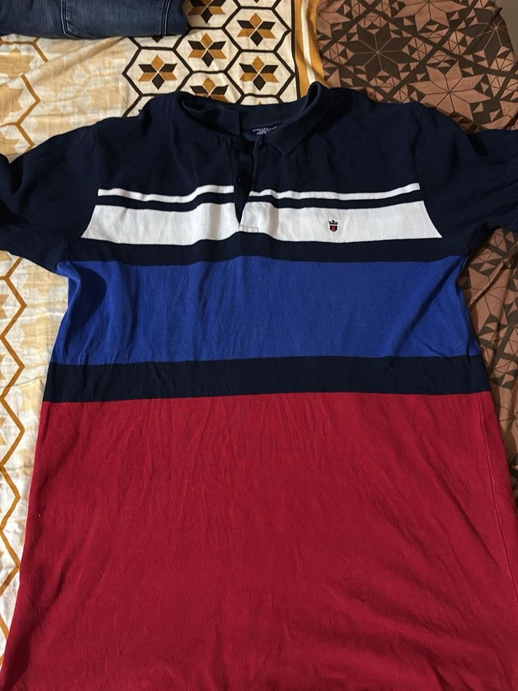 Colorblock Polo T-Shirt
