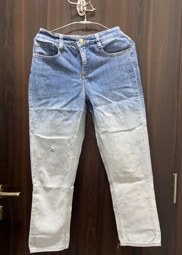 jones new york Dual Shade High Waist Denim