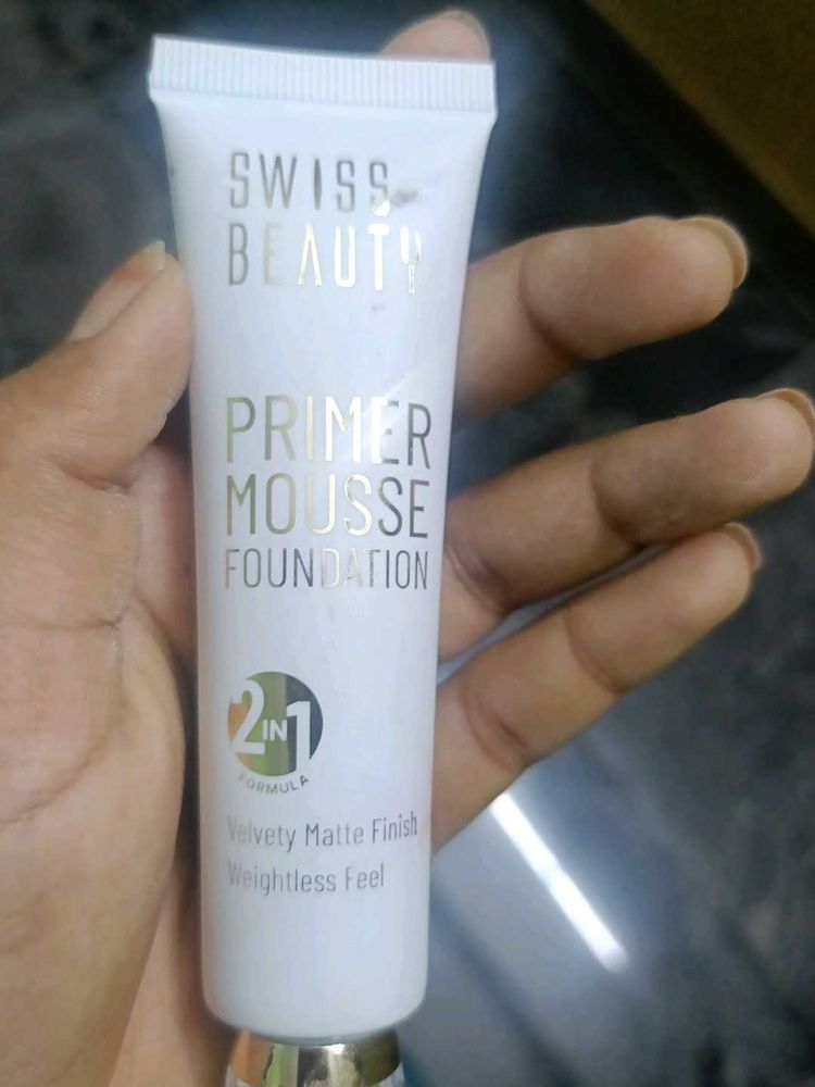Swiss Beauty Primer Mousse Foundation