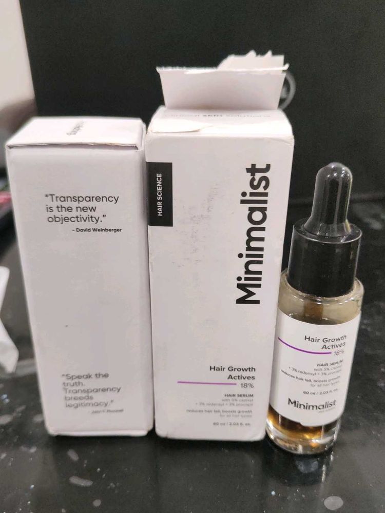 Minimalist Hair Growth Actives Serum