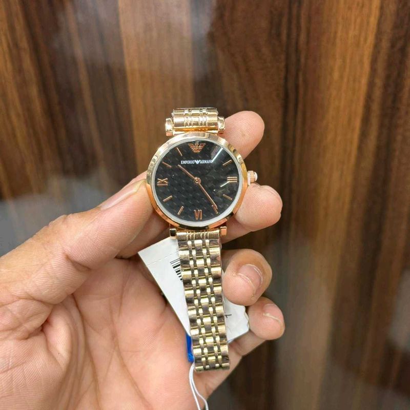 Emporio Armani Rose Gold Watch