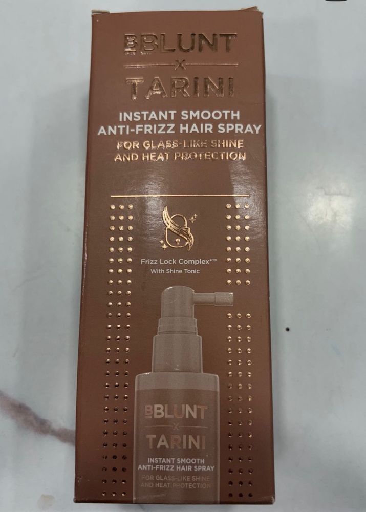 BBlunt Tarini Instant Smooth Anti-Frizz Hair Spray