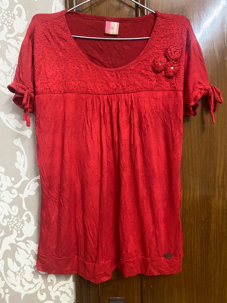 XXL Red Top For Women
