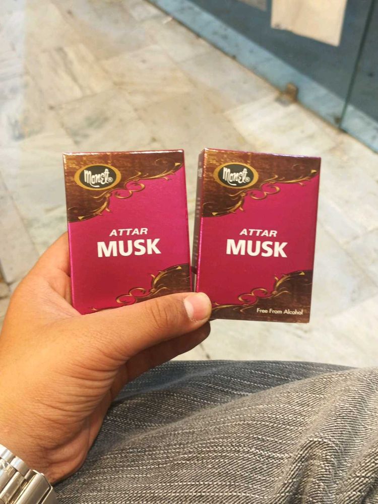 Monet Attar Musk Perfume (2 Boxes)