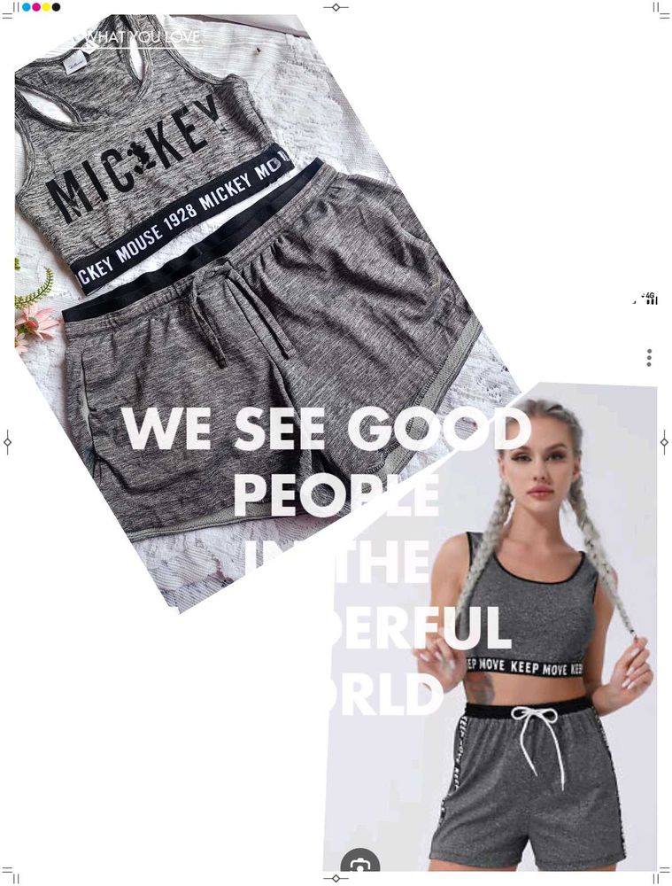 Mickey Mouse Activewear Set