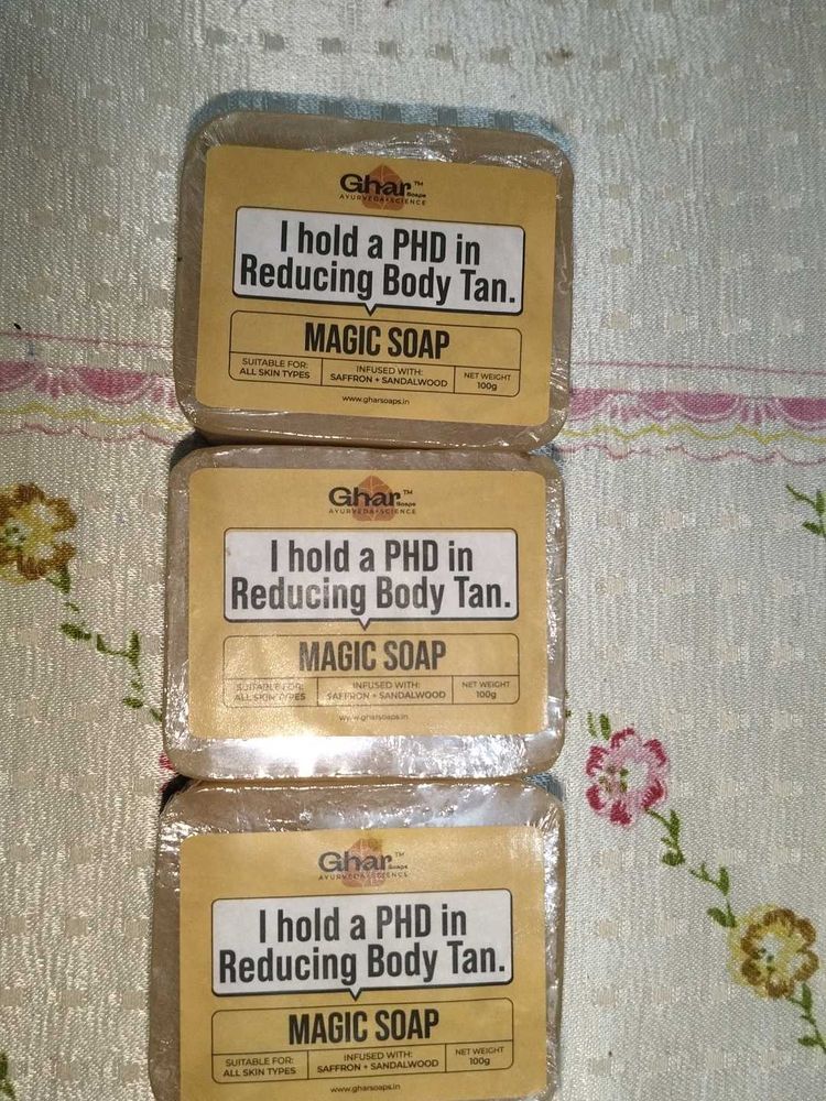 Ghar Magic Soap for Body Tan