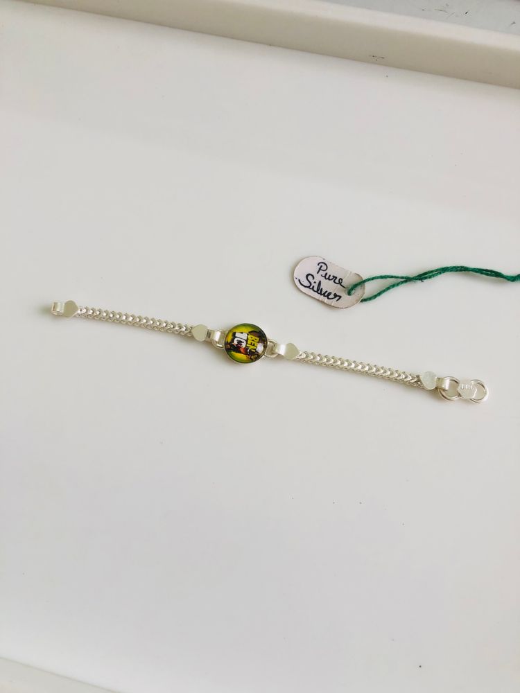 Pure Silver Kids Bracelet (wt:-9.500g)