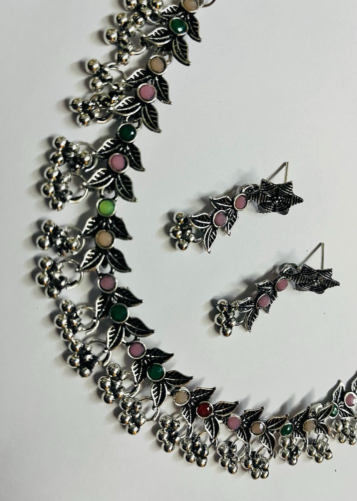 Oxidised Jewellery Set