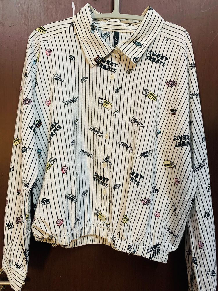 Two Cute Korean Shirts Women XL