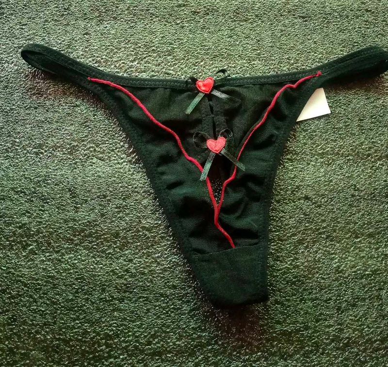 unisex thong hole in the front