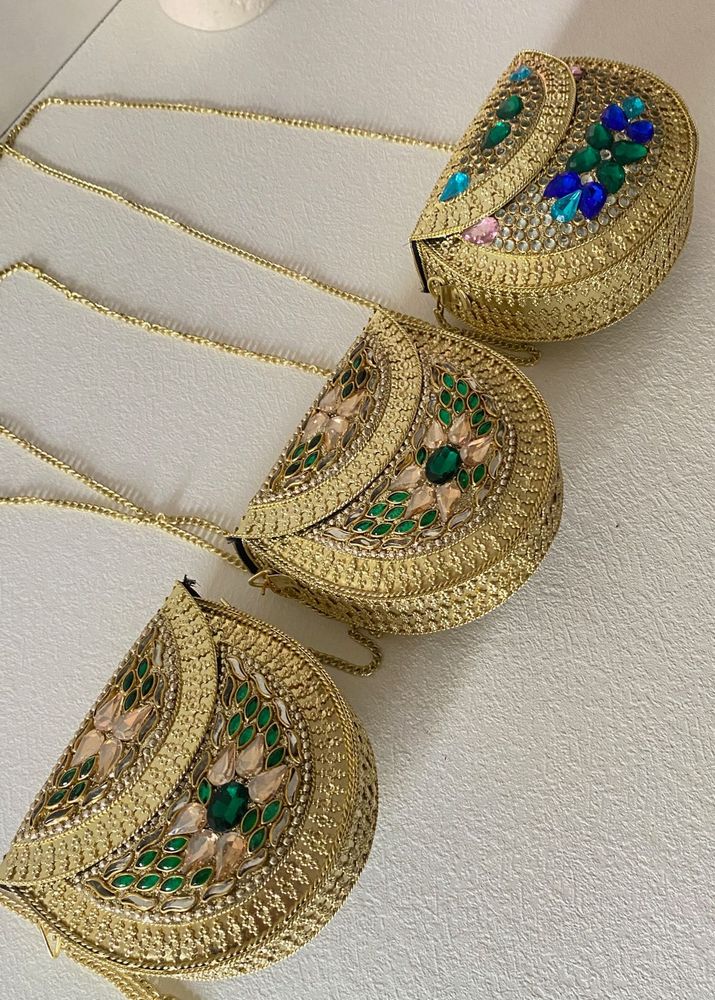 Beautiful Golden Handbag