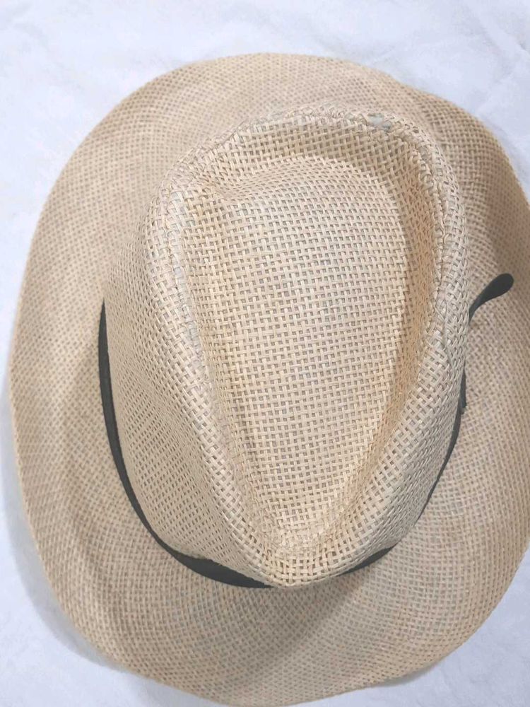 Jute Fedora Hat