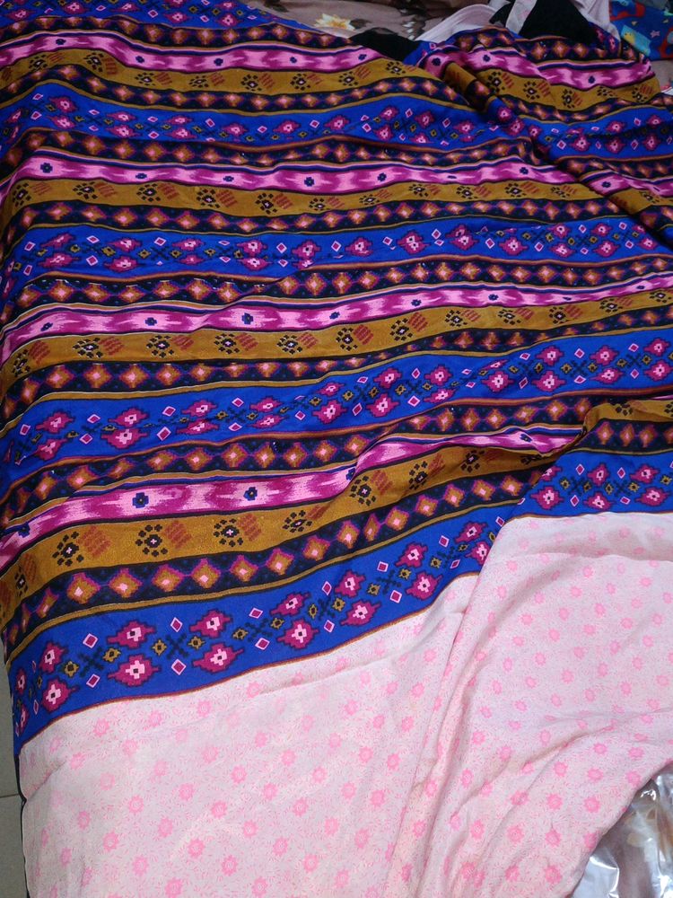 Printed Chiffon Saree