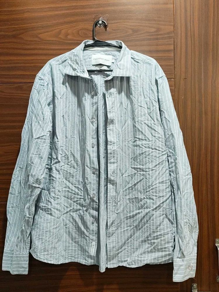 Calvin Klein Jeans Striped Button-Down Shirt