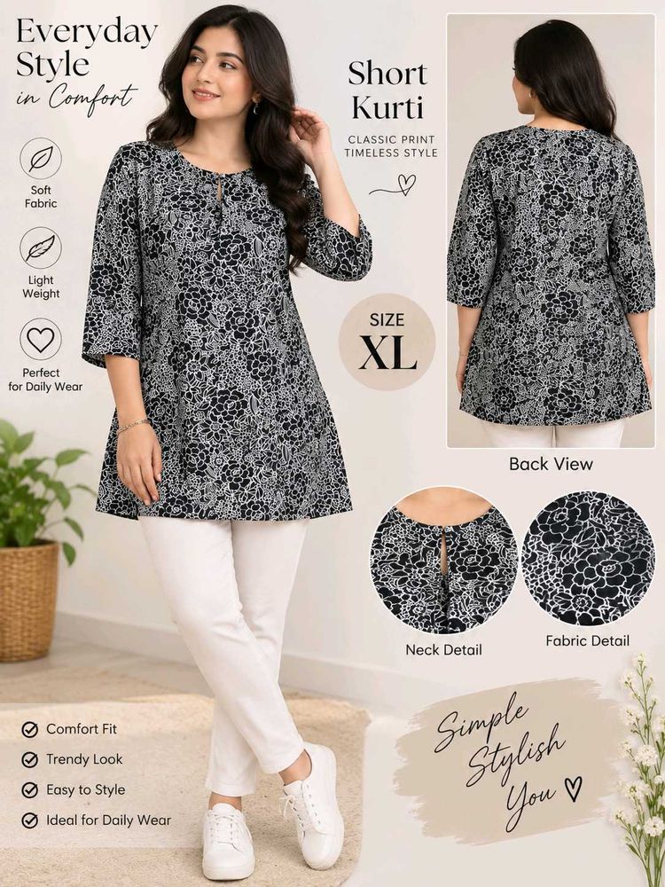 Stylish Short Kurti - Everyday Comfort