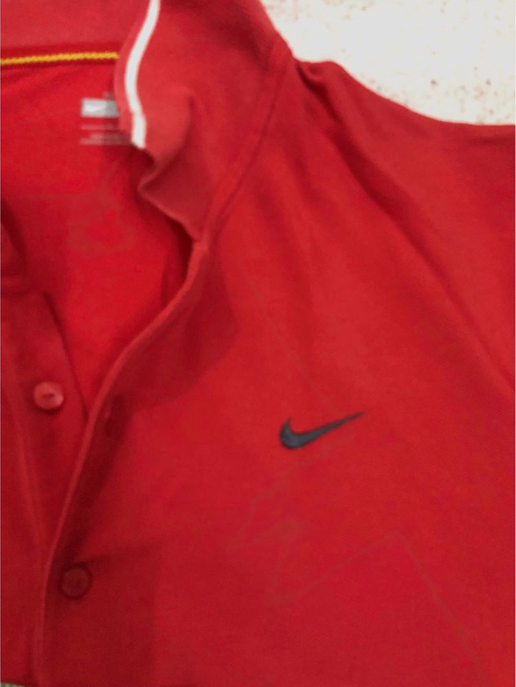 Nike Red Golf Polo TShirt