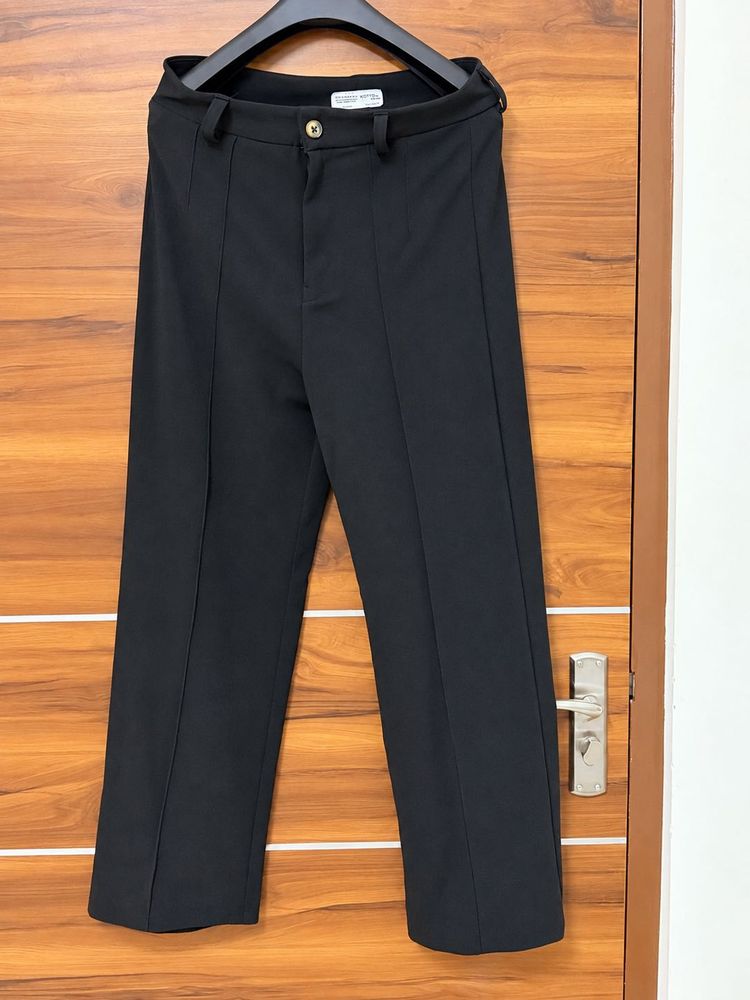 Classic Black Straight Leg Pants