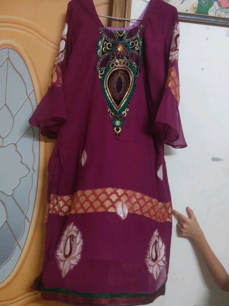 kurta plazzo set