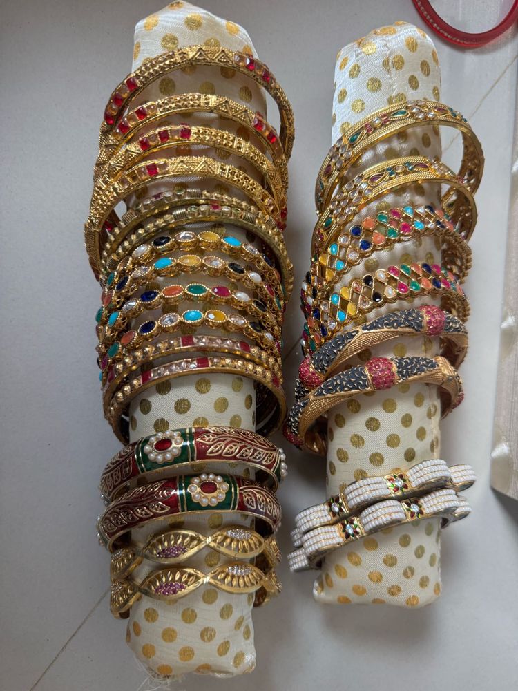 set of 10 Assorted Indian Bangles