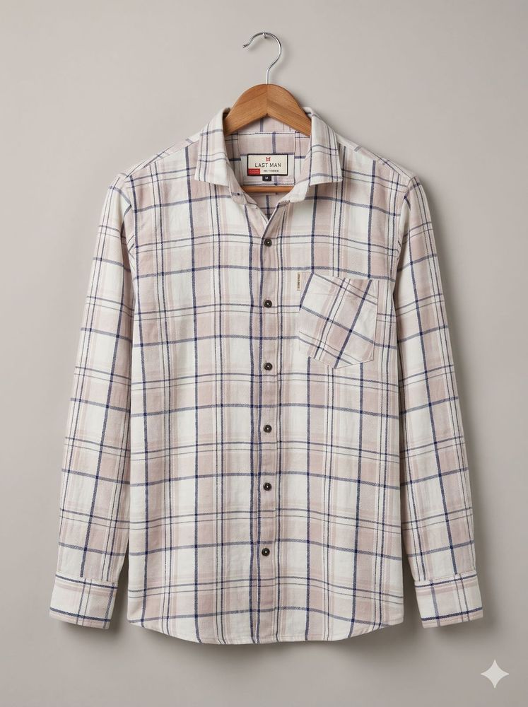 Men's Plaid Long Sleeve Shirt