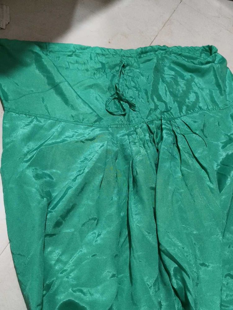 Green Silk salwar XXL size