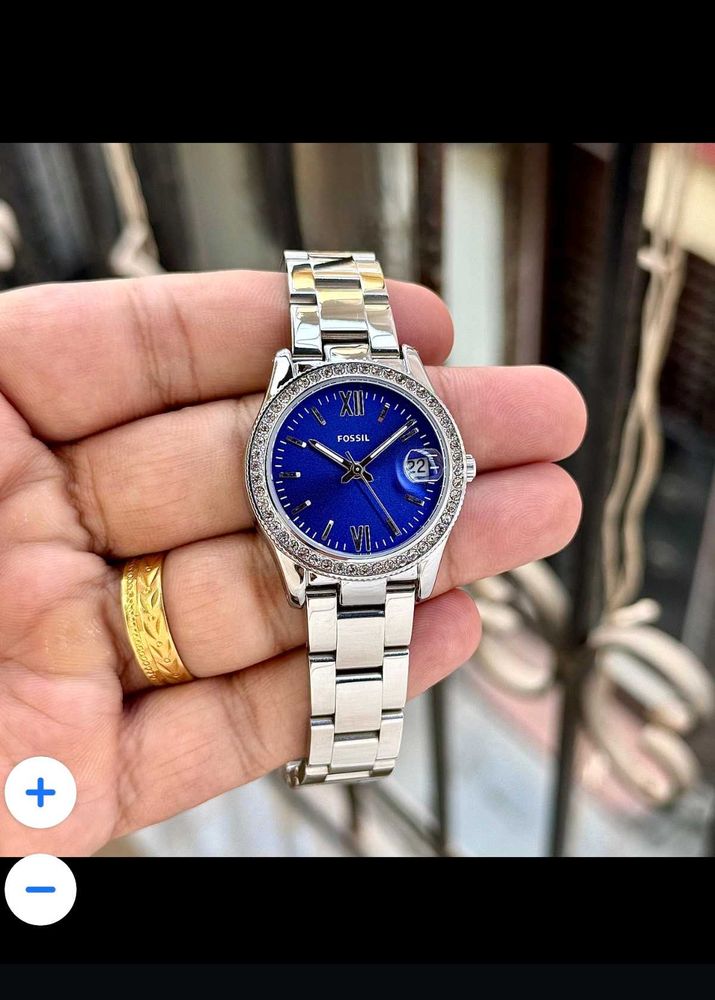 Fossil Women's Watch - Blue Dial