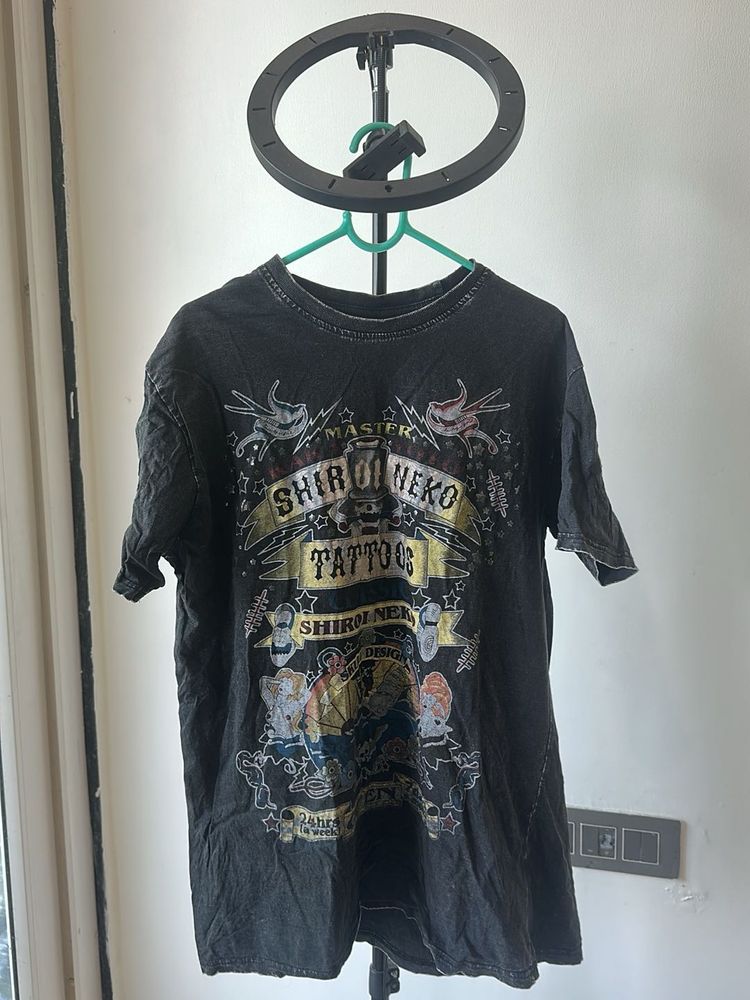 Graphic Print Oversized T-Shirt
