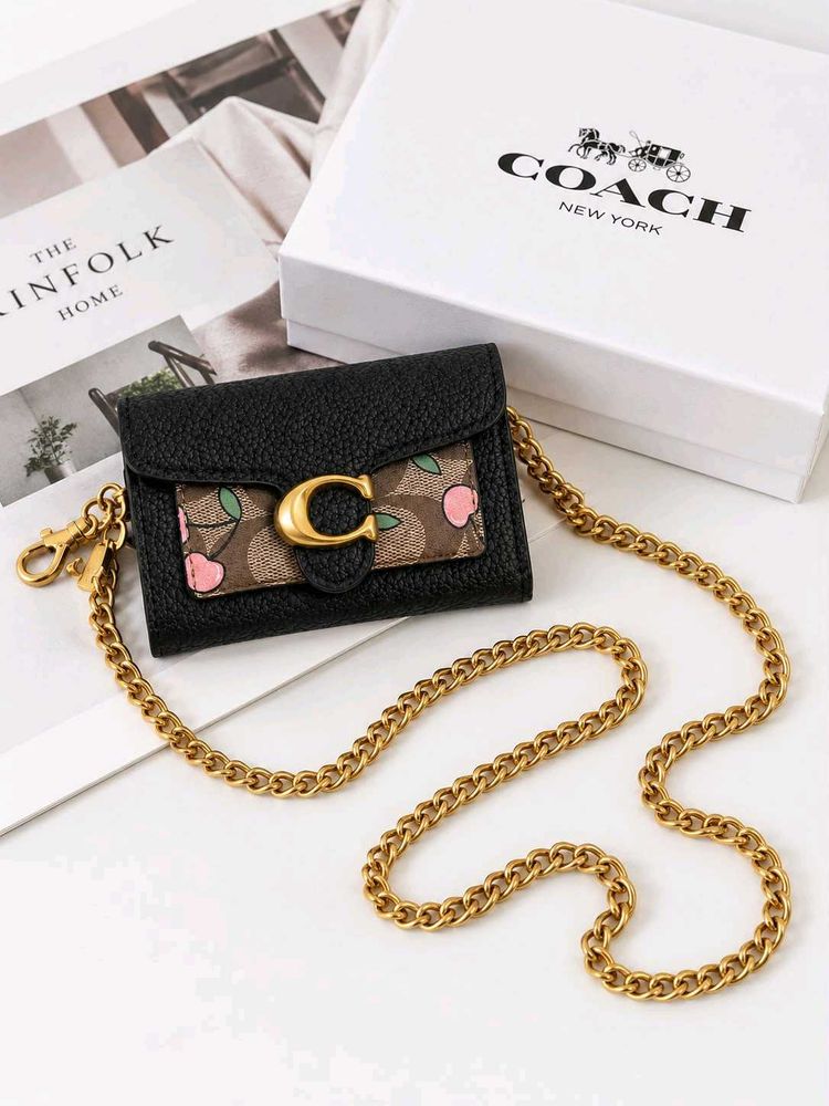 Coach( COPY)Cherry KEYCHAIN SLING  PREMIUM WITH BO