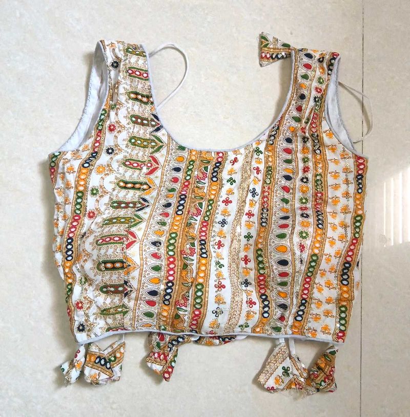Boho Print Sleeveless Blouse