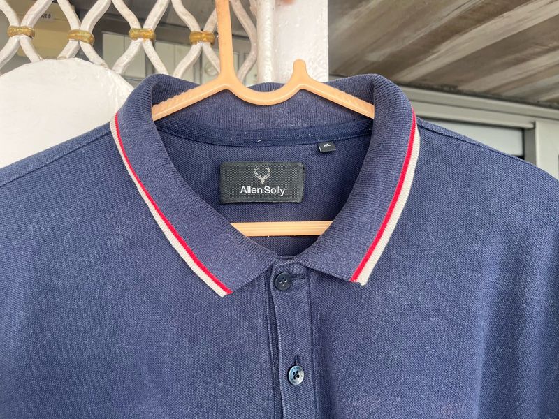 Allen Solly Blue Polo Shirt