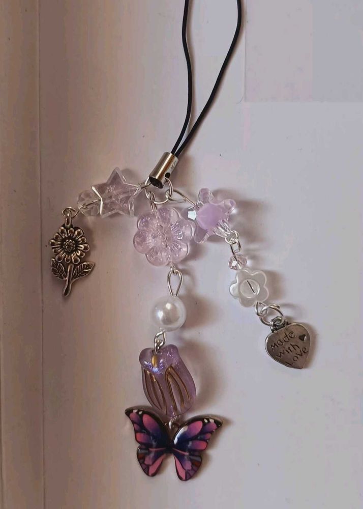 Y2k Butterfly Phone Charm °•
