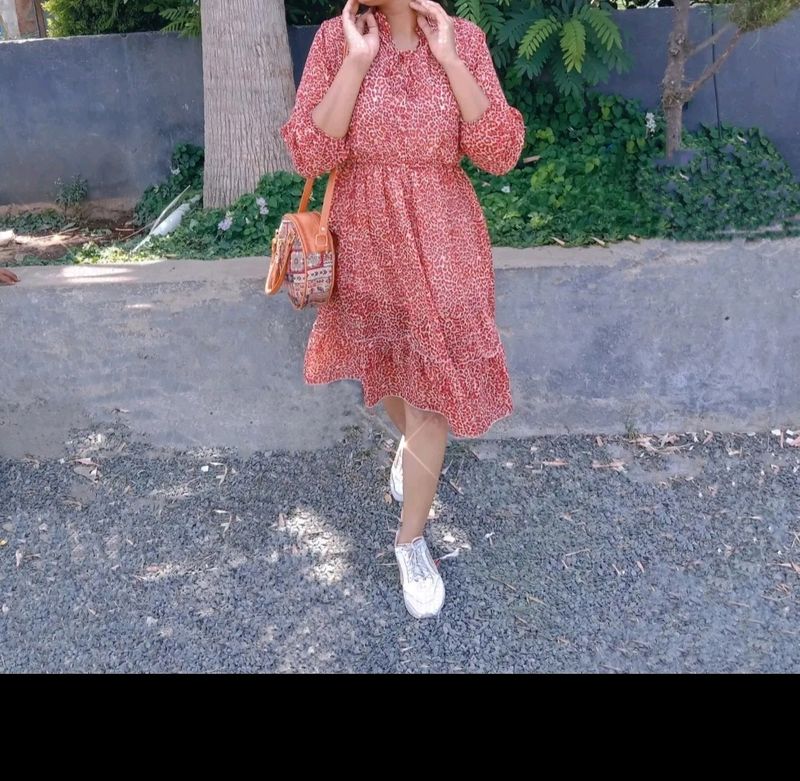 Cute Dress Perfect For Vacations And Picnic